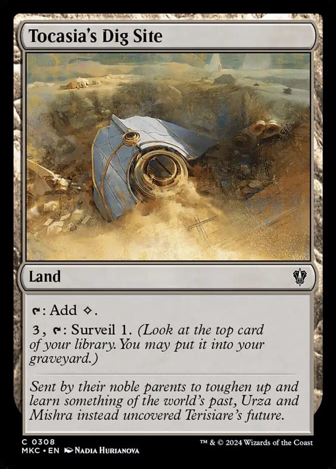 Card image of Tocasia's Dig Site