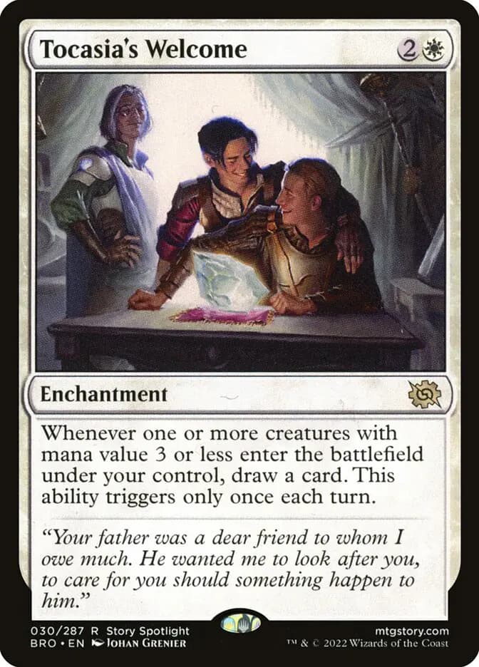 Card image of Tocasia's Welcome