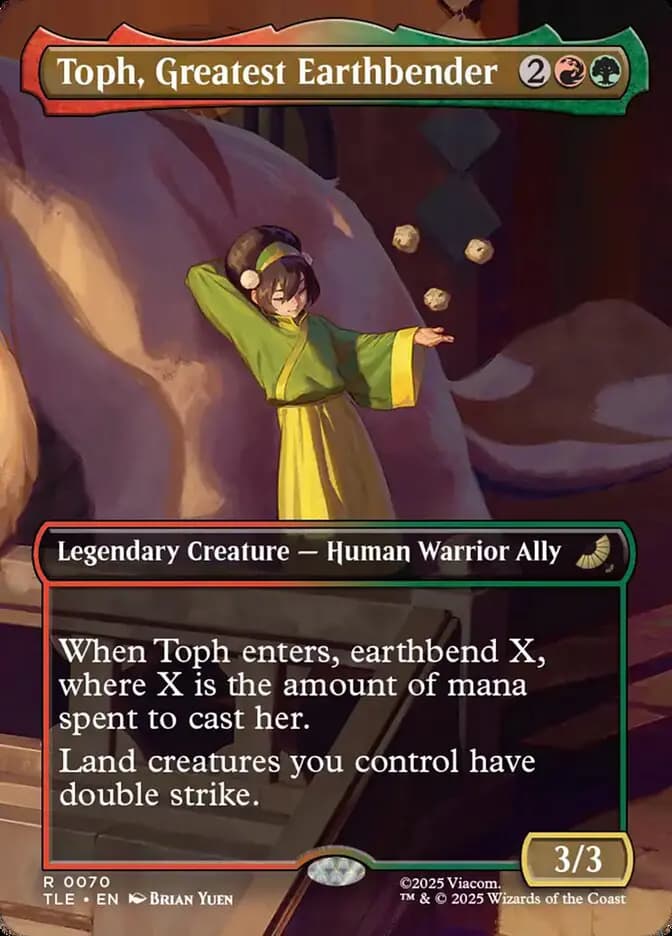 Card image of Toph, Greatest Earthbender