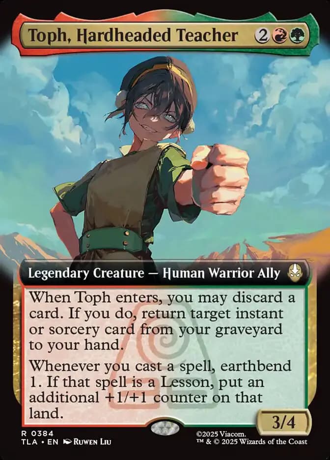 Card image of Toph, Hardheaded Teacher