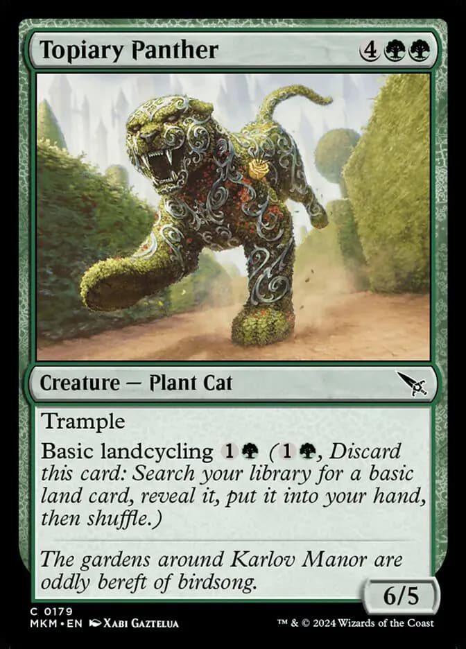 Card image of Topiary Panther