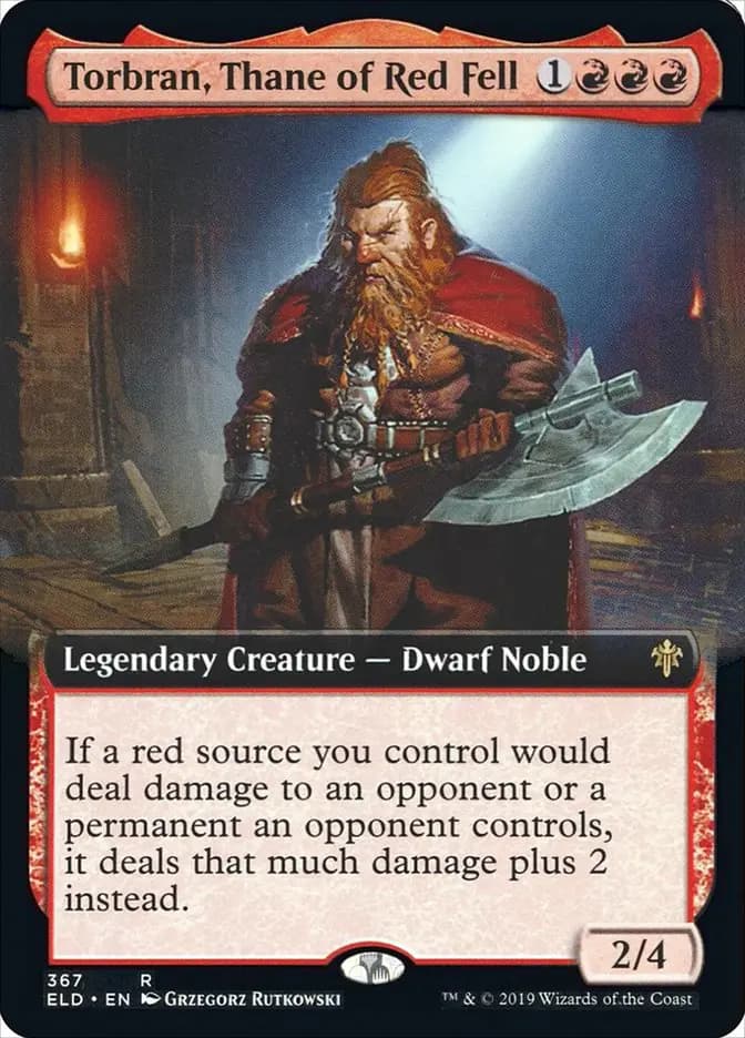 Card image of Torbran, Thane of Red Fell