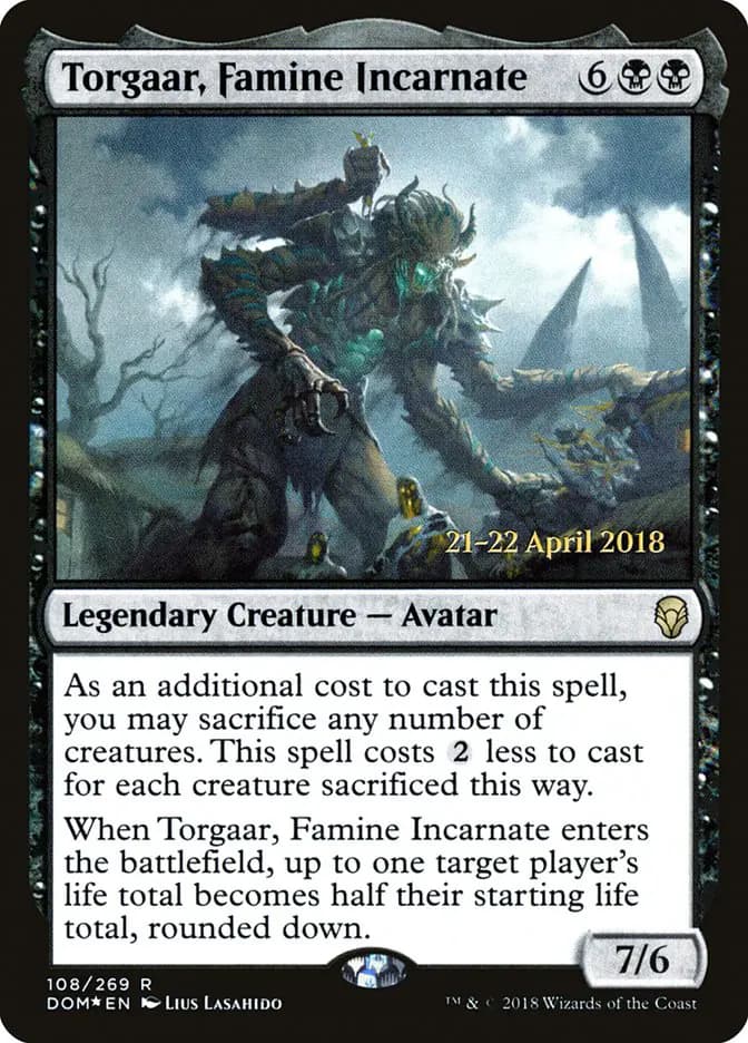 Card image of Torgaar, Famine Incarnate
