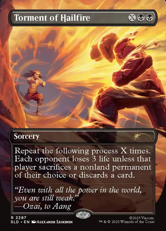 Card image of Torment of Hailfire