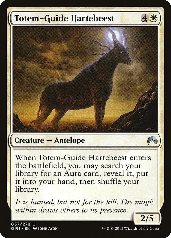 Card image of Totem-Guide Hartebeest