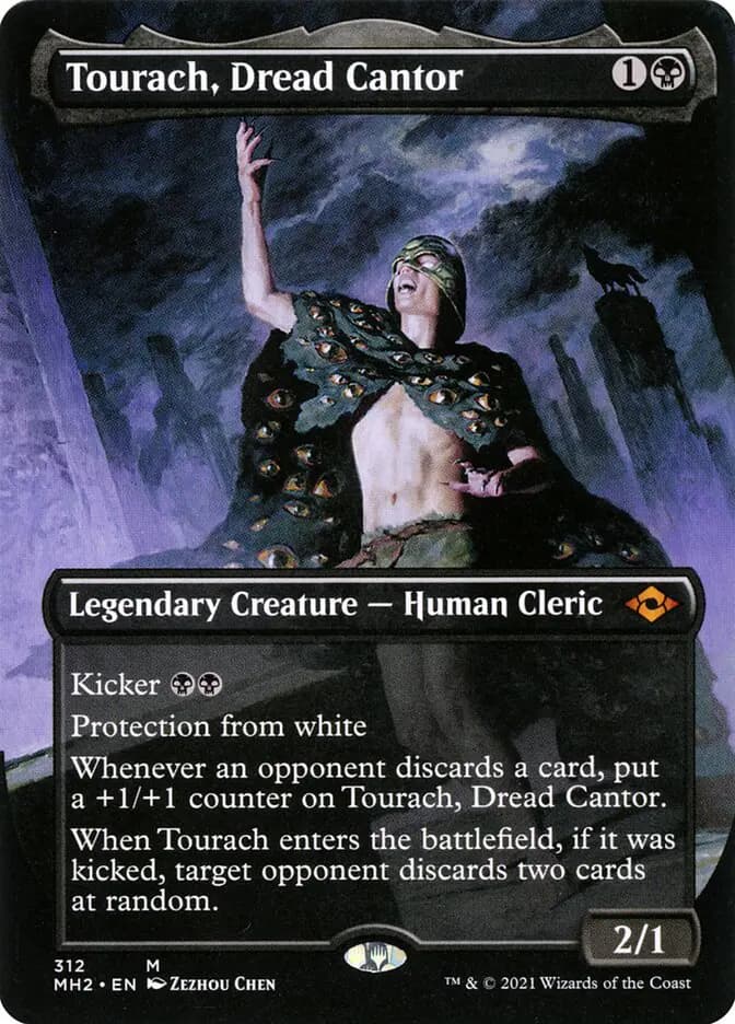 Card image of Tourach, Dread Cantor
