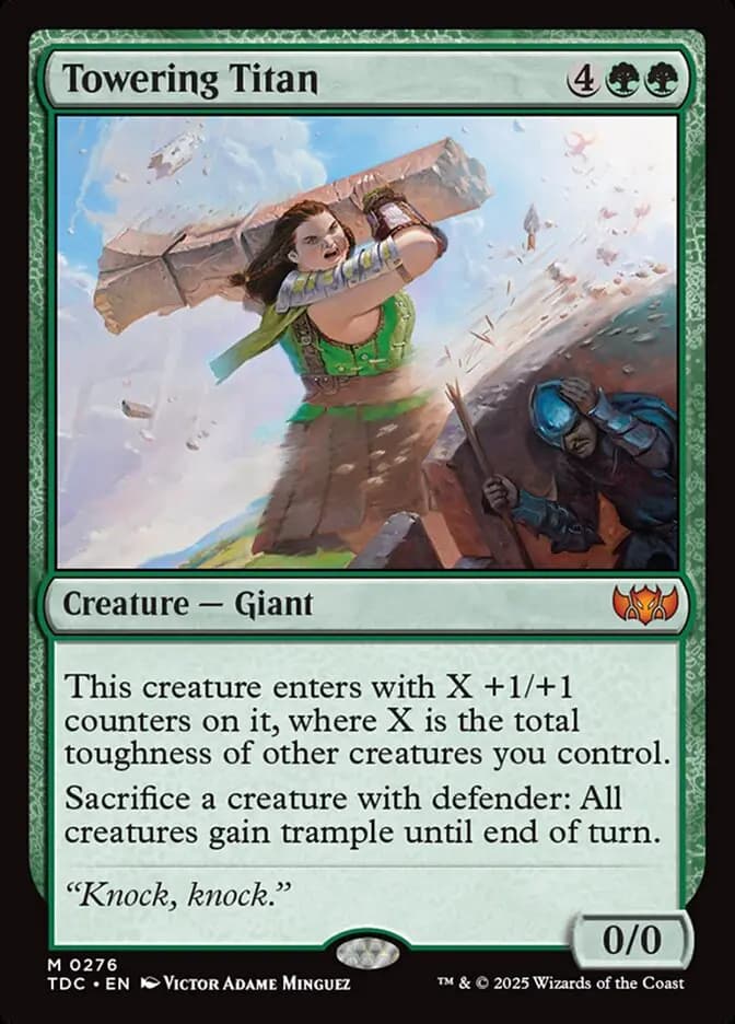 Card image of Towering Titan