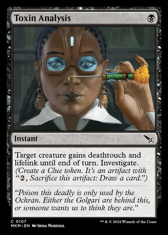 Card image of Toxin Analysis