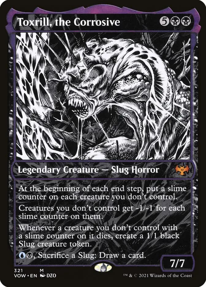 Card image of Toxrill, the Corrosive