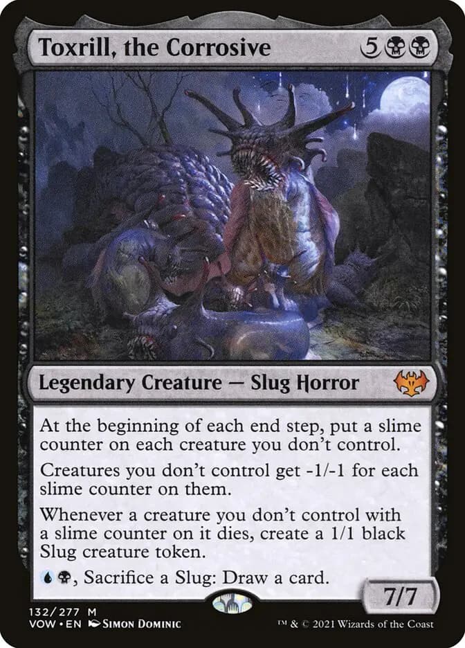 Card image of Toxrill, the Corrosive