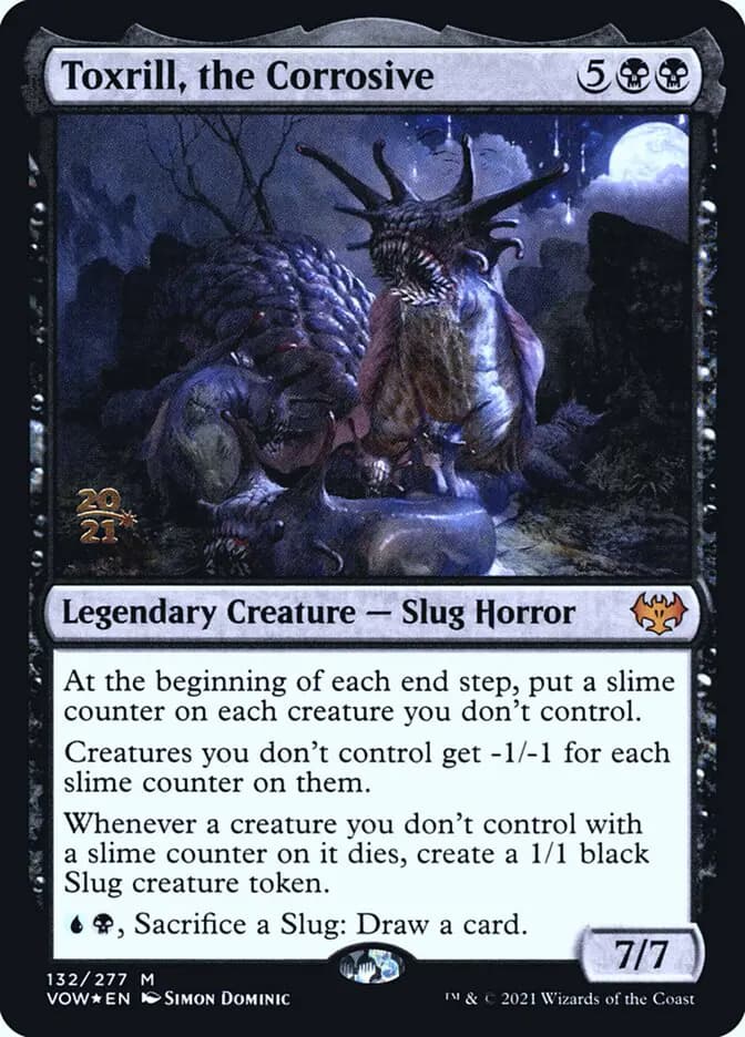Card image of Toxrill, the Corrosive