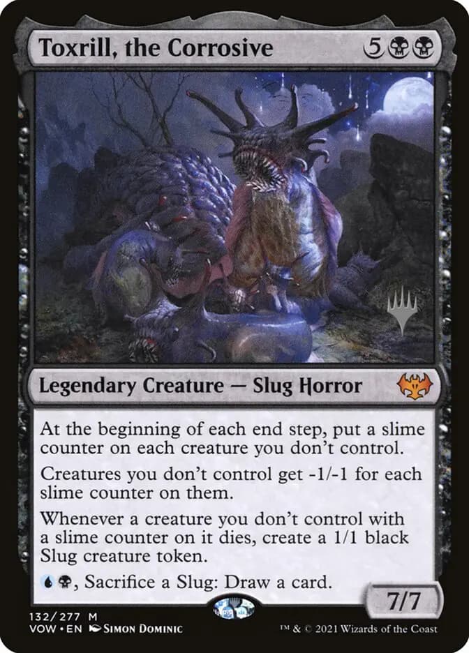 Card image of Toxrill, the Corrosive