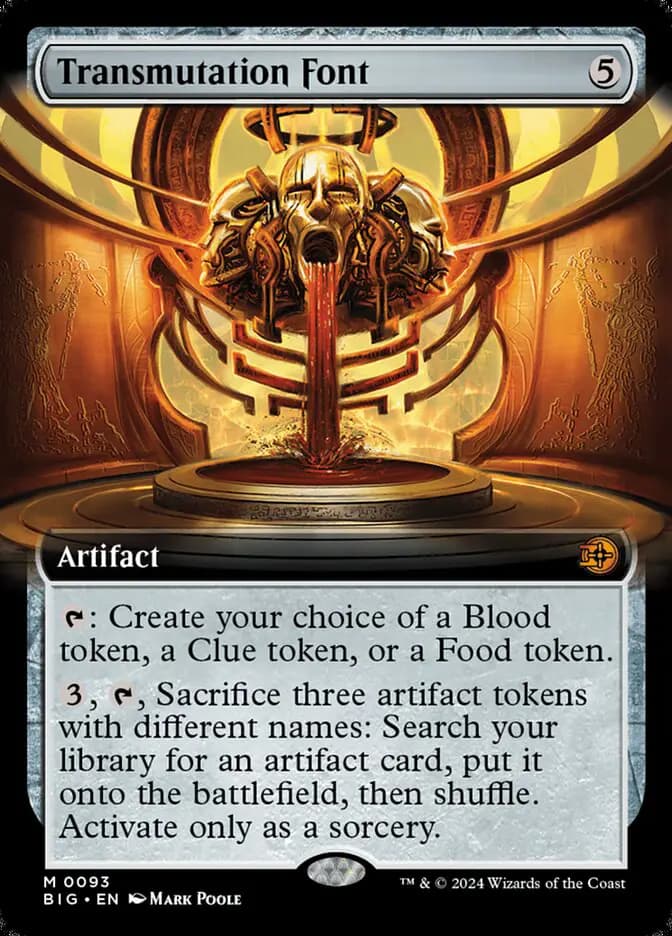 Card image of Transmutation Font