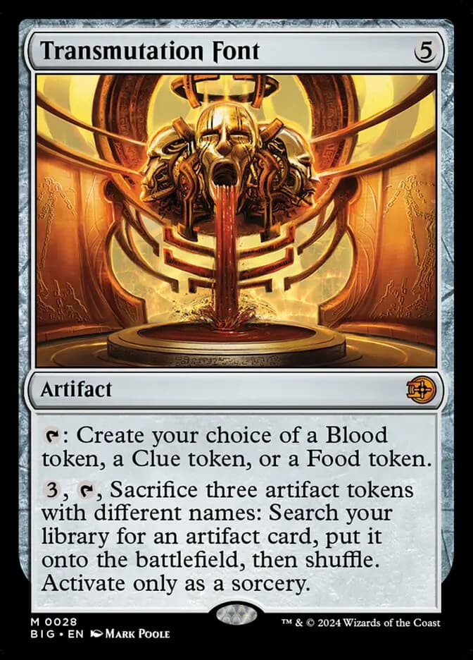 Card image of Transmutation Font