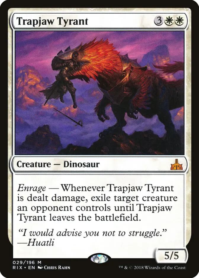 Card image of Trapjaw Tyrant