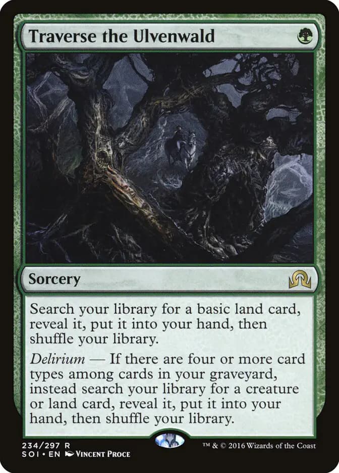 Card image of Traverse the Ulvenwald