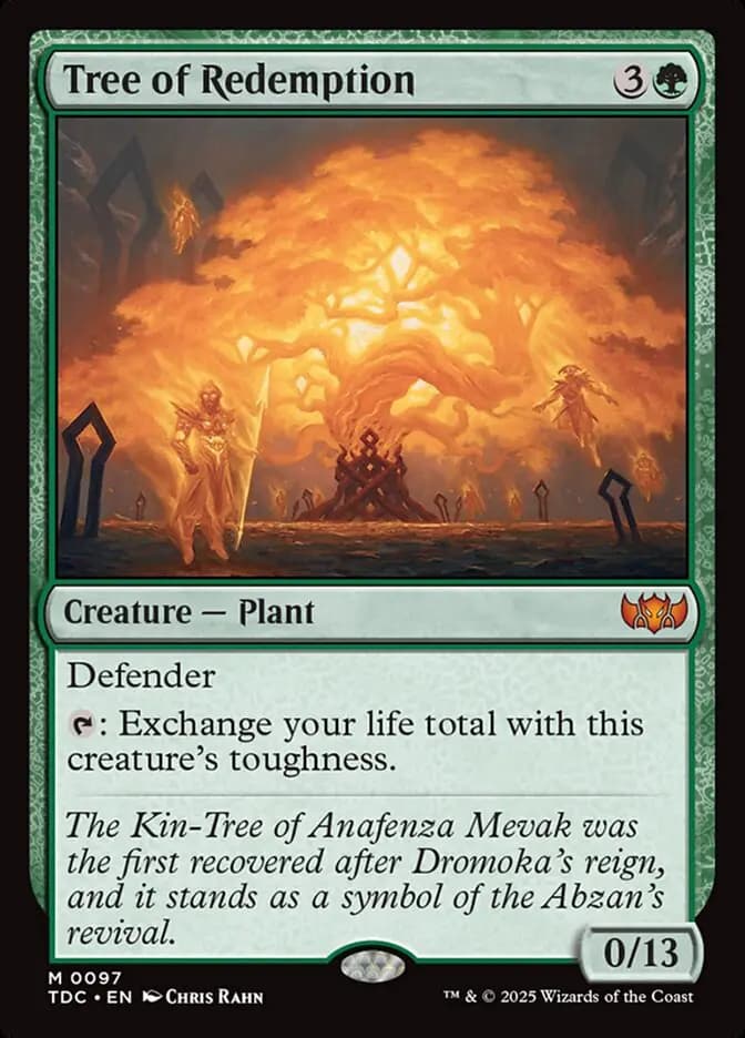 Card image of Tree of Redemption