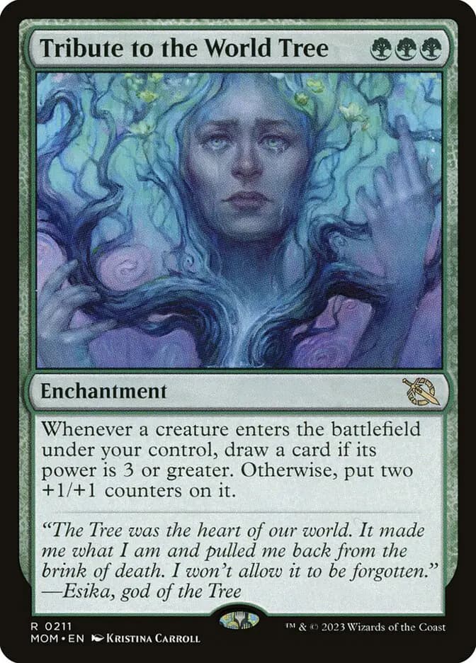 Card image of Tribute to the World Tree