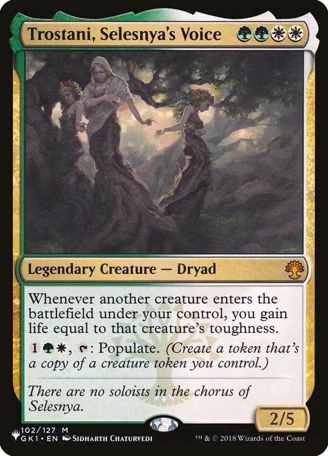 Card image of Trostani, Selesnya's Voice