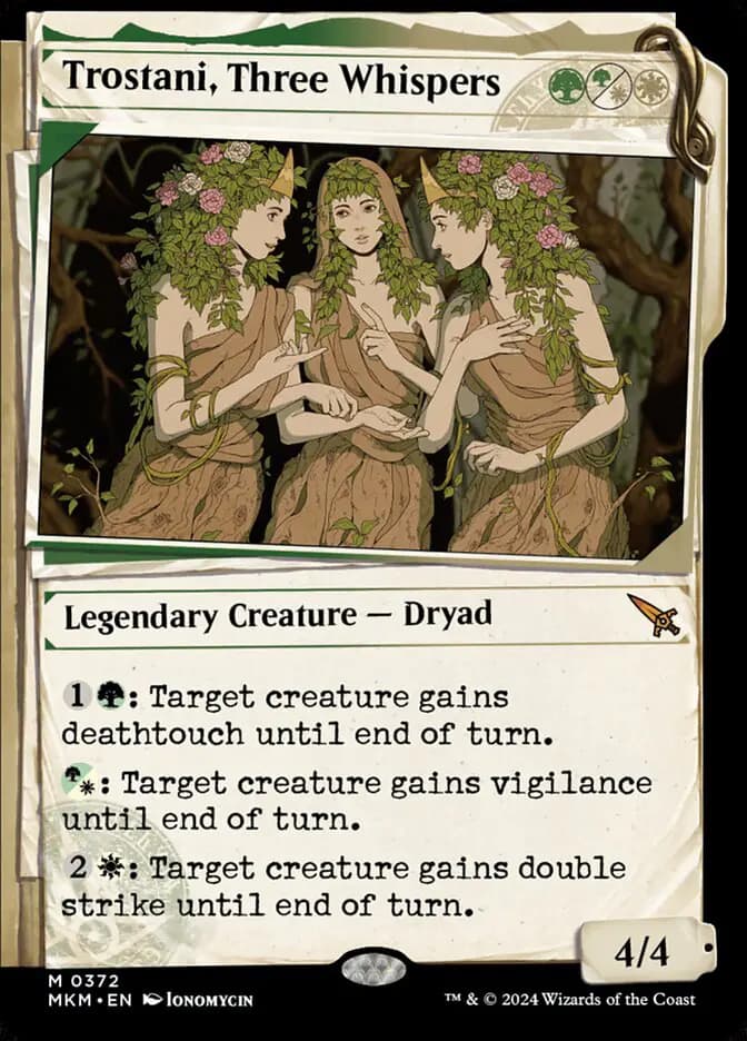 Card image of Trostani, Three Whispers