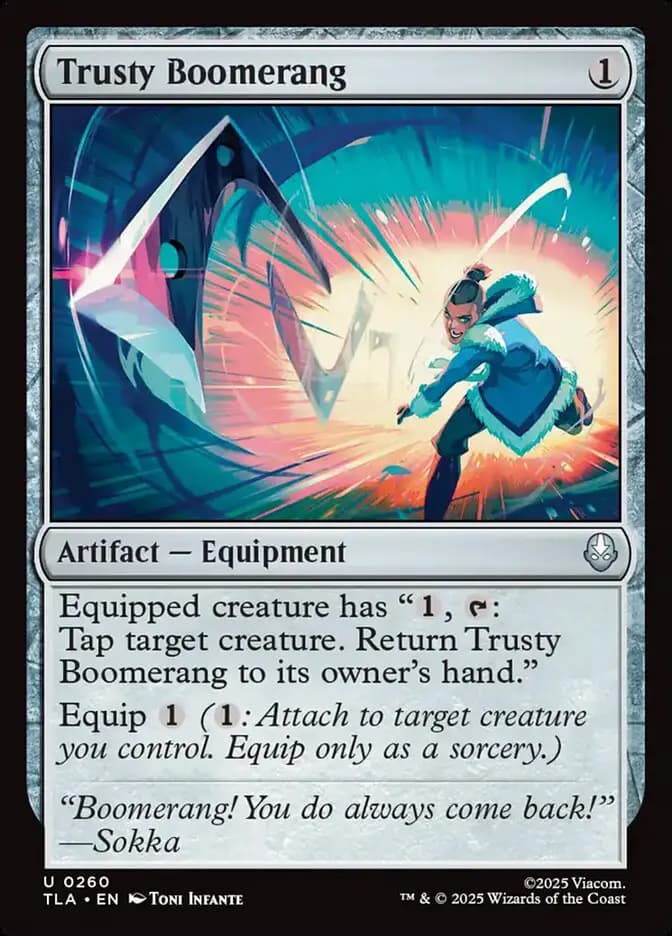 Card image of Trusty Boomerang