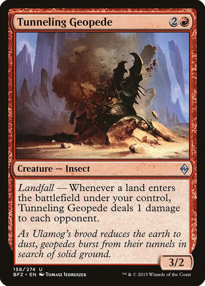 Card image of Tunneling Geopede