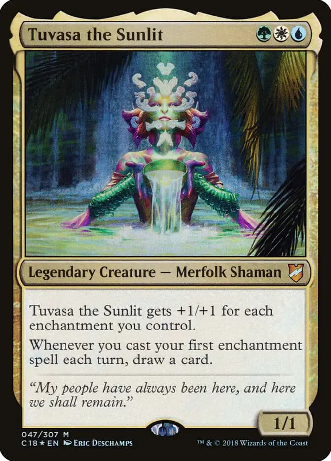 Card image of Tuvasa the Sunlit