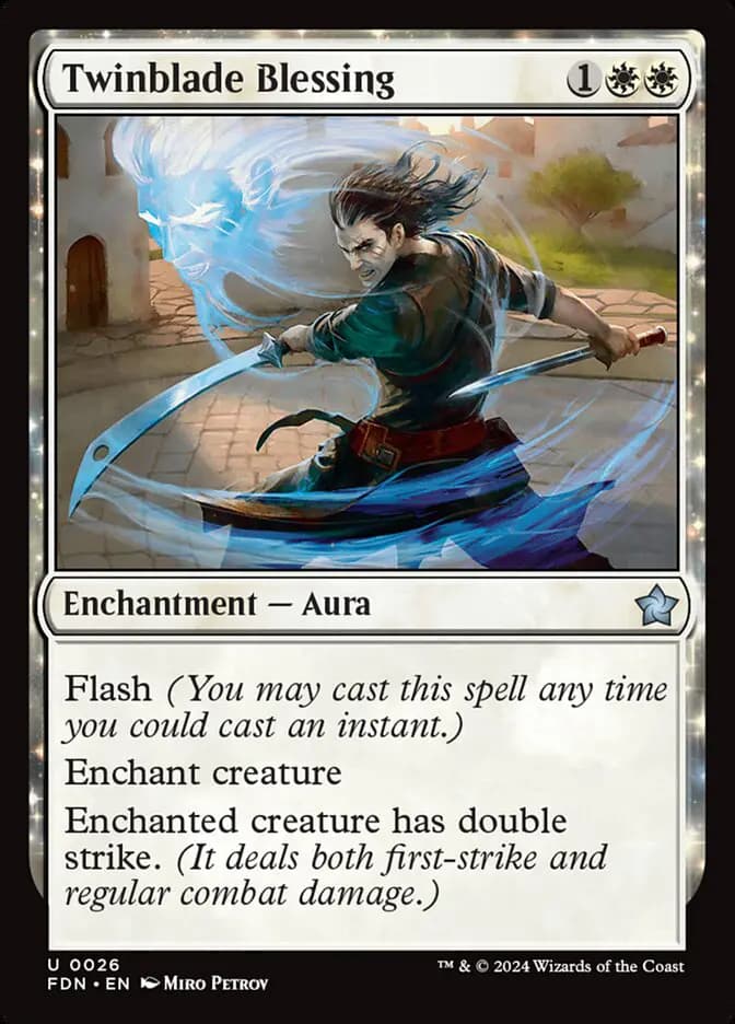 Card image of Twinblade Blessing