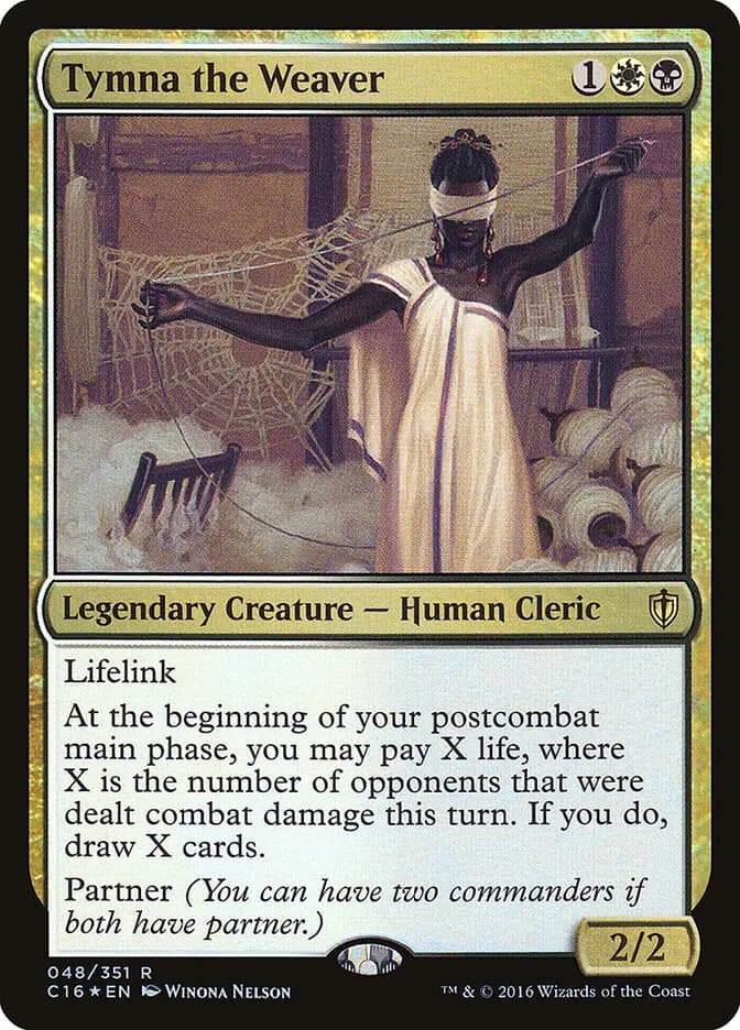 Card image of Tymna the Weaver