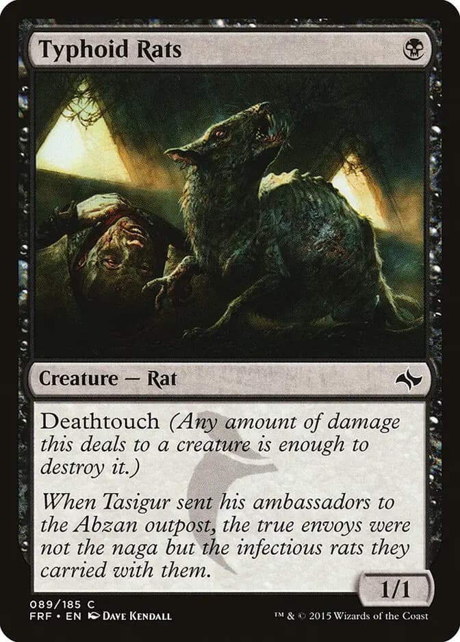 Card image of Typhoid Rats