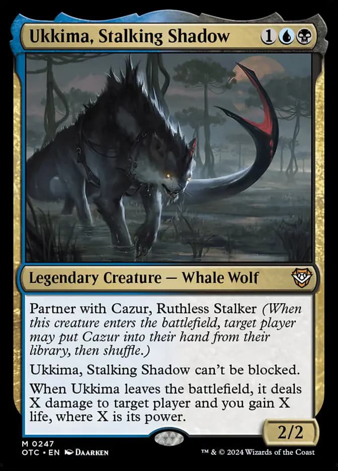 Card image of Ukkima, Stalking Shadow