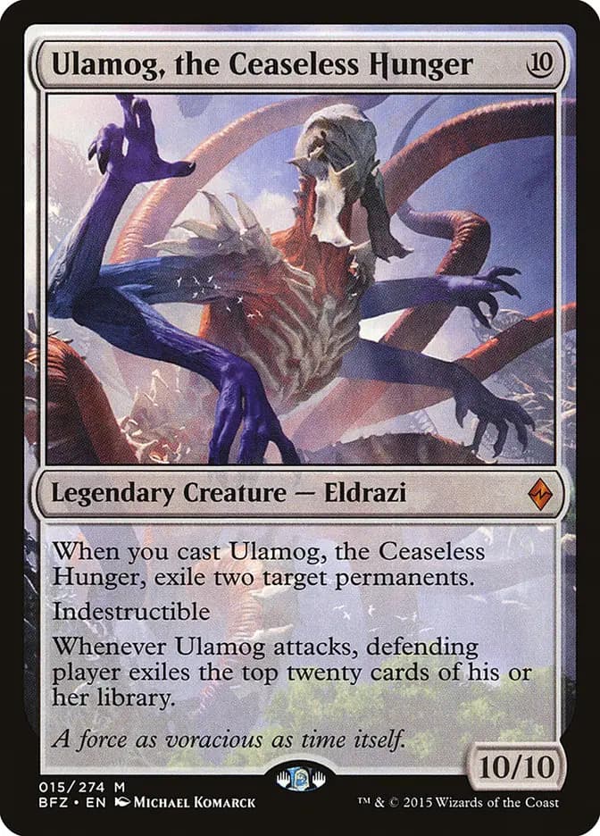 Card image of Ulamog, the Ceaseless Hunger