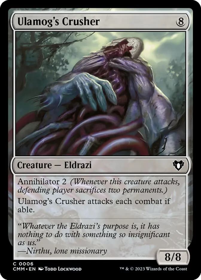 Card image of Ulamog's Crusher