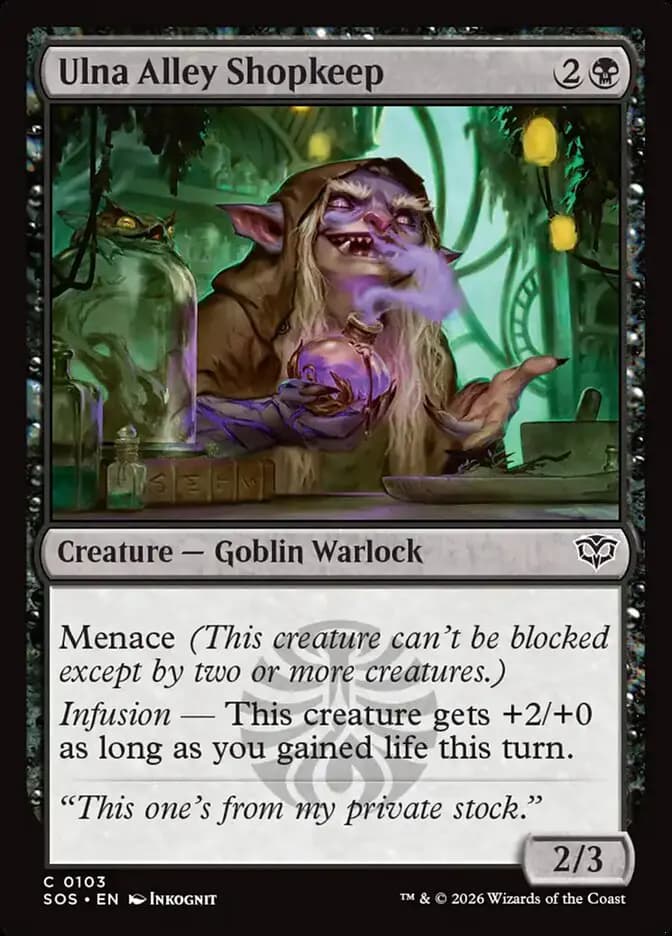 Card image of Ulna Alley Shopkeep