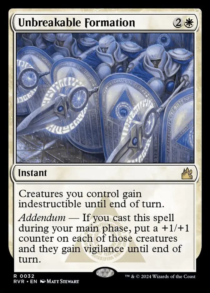 Card image of Unbreakable Formation