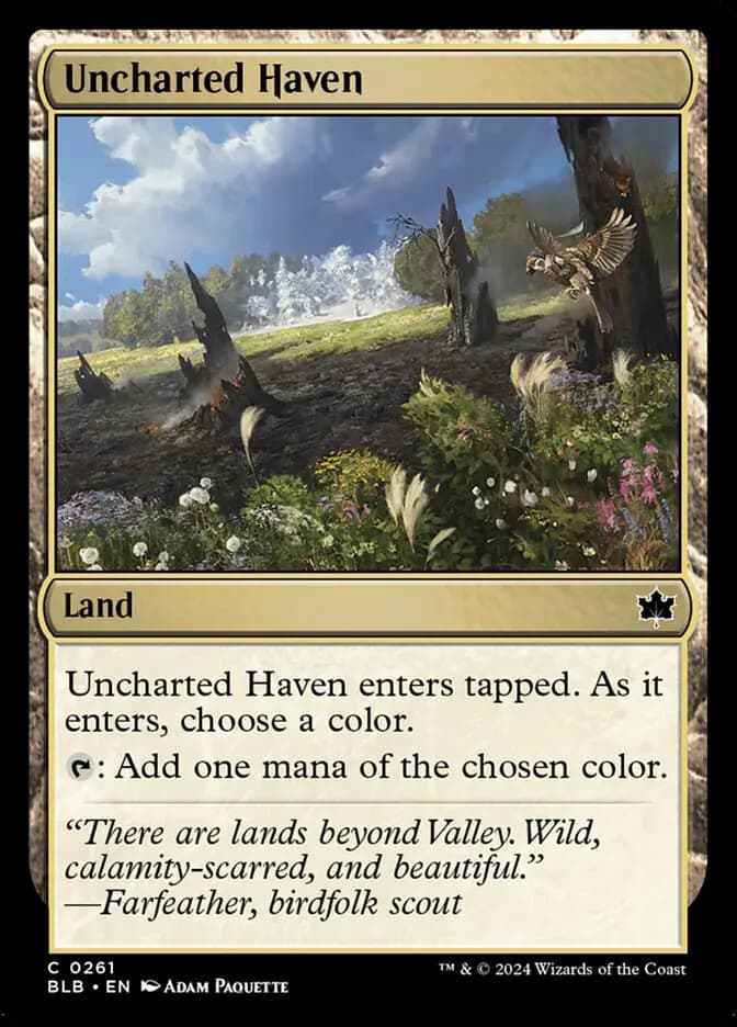 Card image of Uncharted Haven