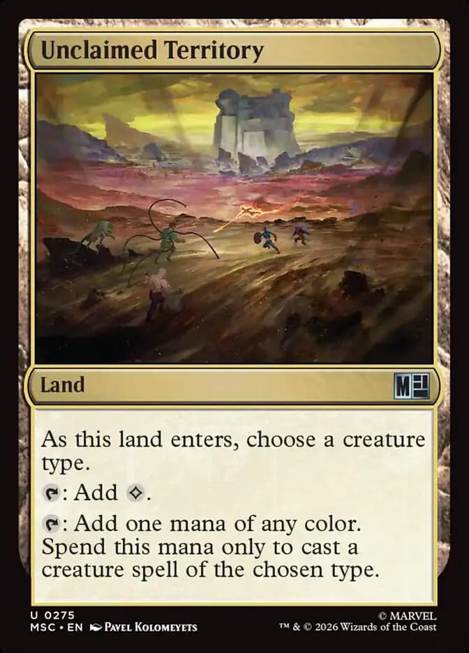 Card image of Unclaimed Territory