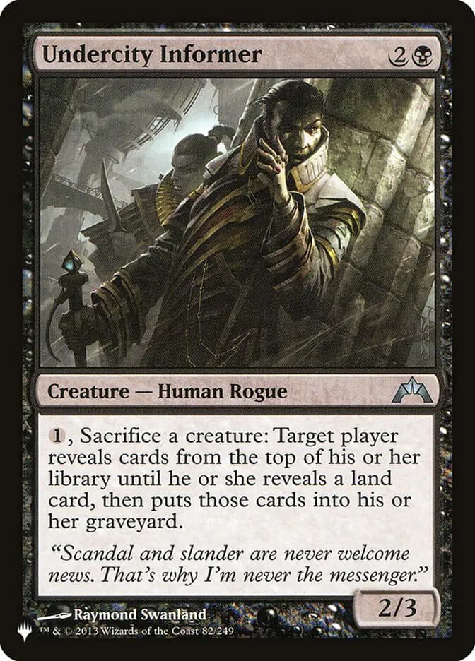 Card image of Undercity Informer