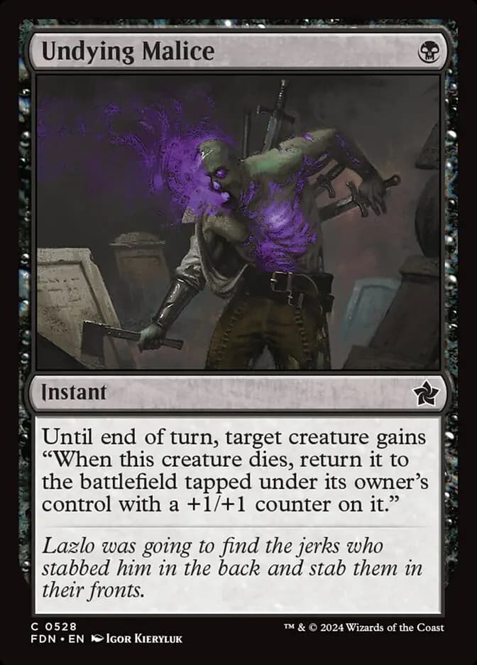 Card image of Undying Malice