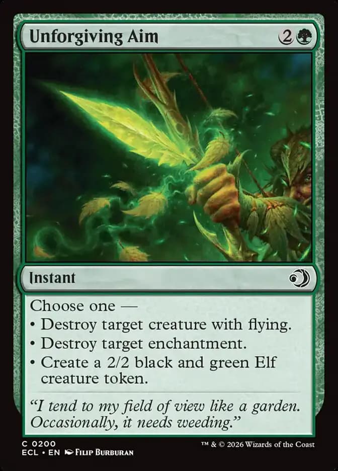 Card image of Unforgiving Aim