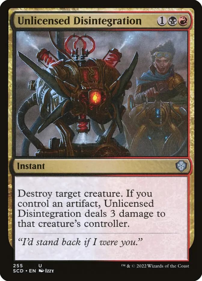 Card image of Unlicensed Disintegration