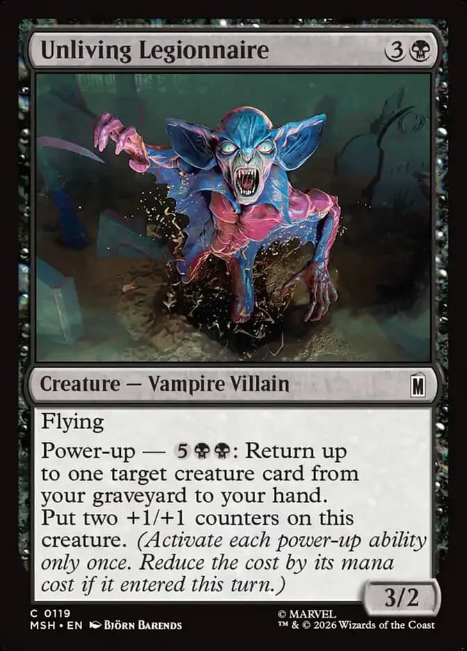 Card image of Unliving Legionnaire