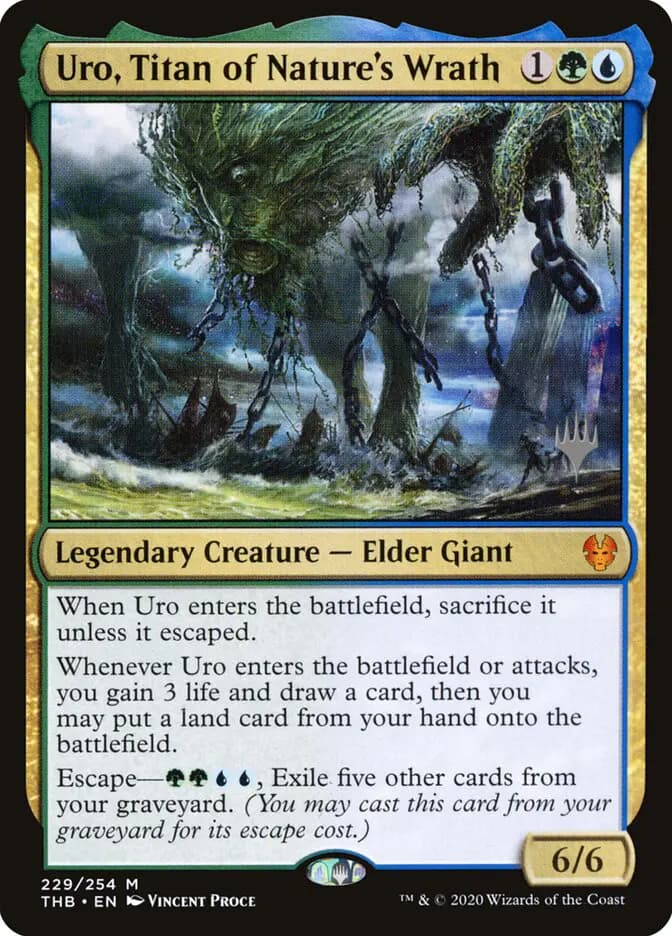 Card image of Uro, Titan of Nature's Wrath
