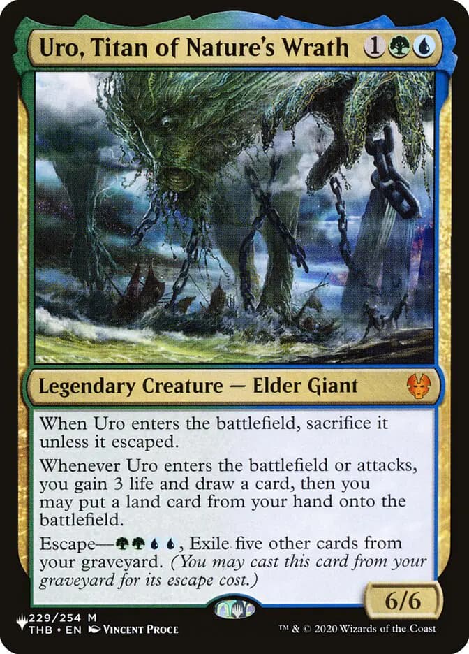Card image of Uro, Titan of Nature's Wrath