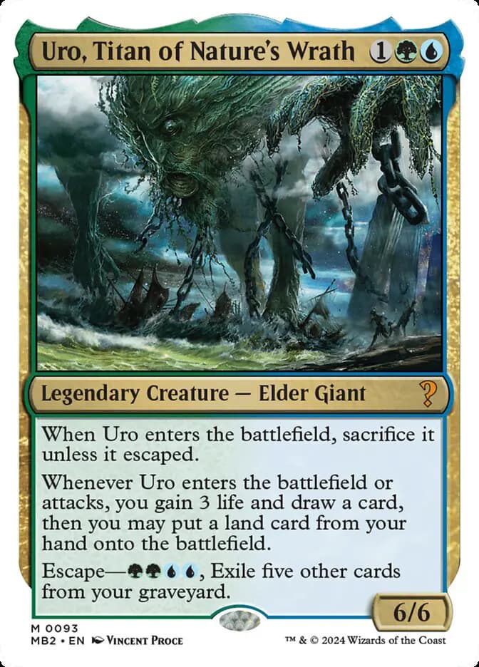 Card image of Uro, Titan of Nature's Wrath