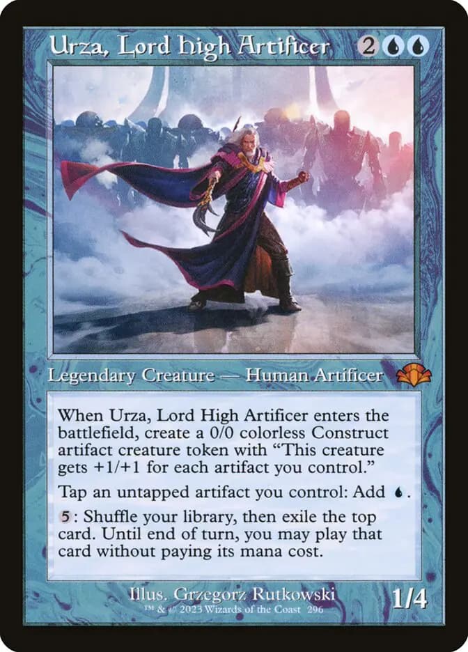 Card image of Urza, Lord High Artificer