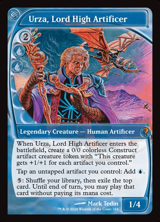 Card image of Urza, Lord High Artificer