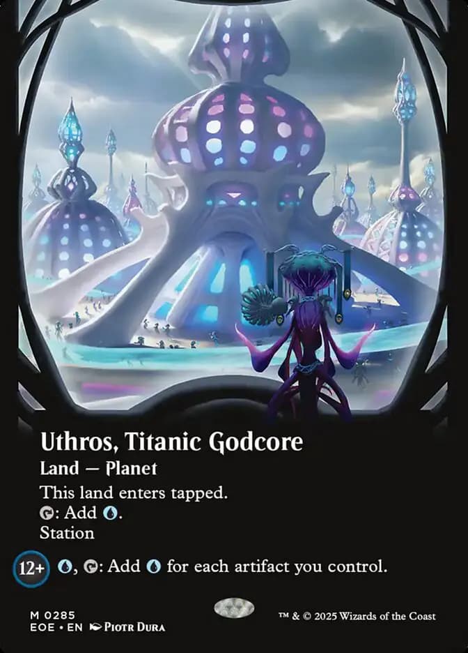 Card image of Uthros, Titanic Godcore