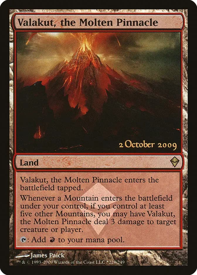 Card image of Valakut, the Molten Pinnacle