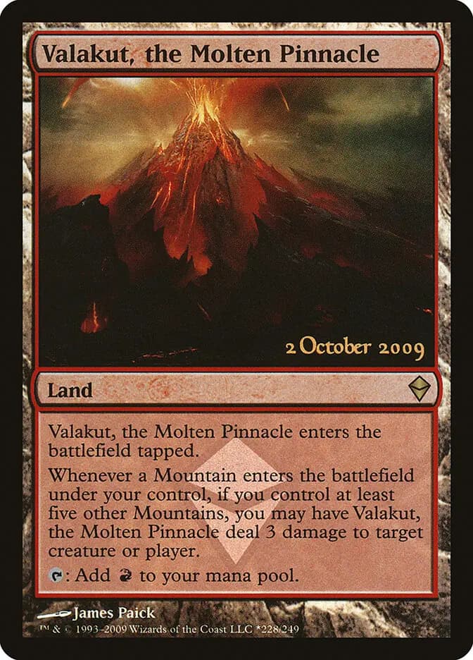 Card image of Valakut, the Molten Pinnacle